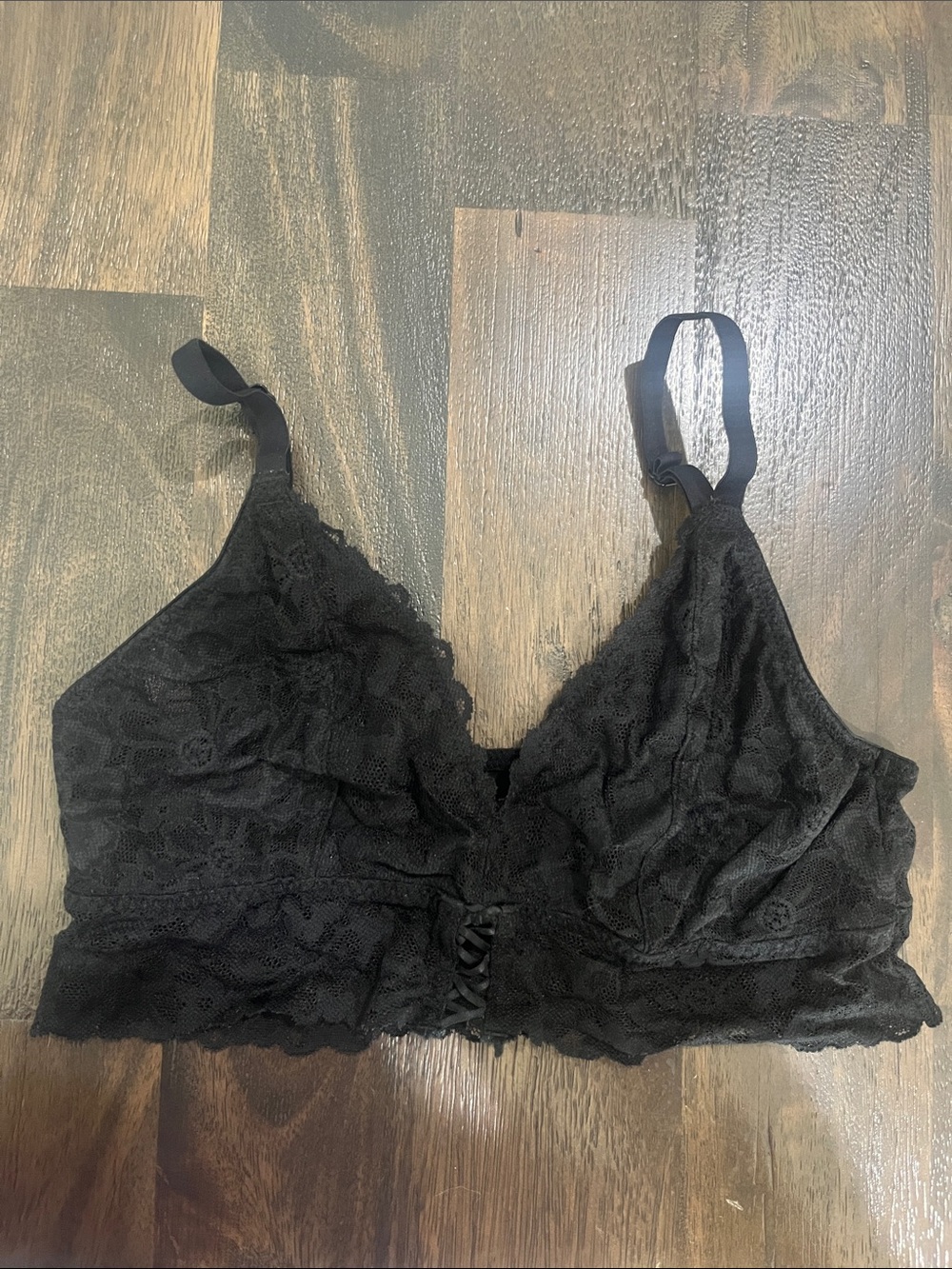 Black Lace Bralette Victoria's Secret Small Like New